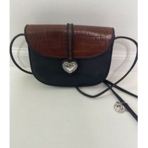 Brighton One World Leather Black Brown Cro…